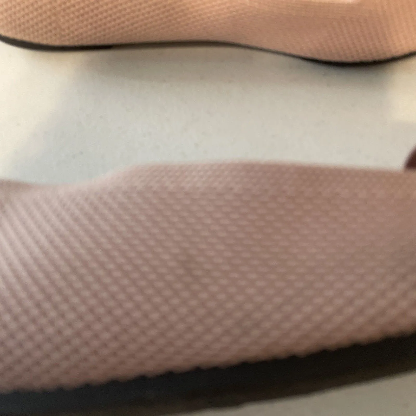 MIA Lixya Ballet Flats Women 9.5 Blush Knit Fabric Stretch Pointed Toe Slip on - Image 6