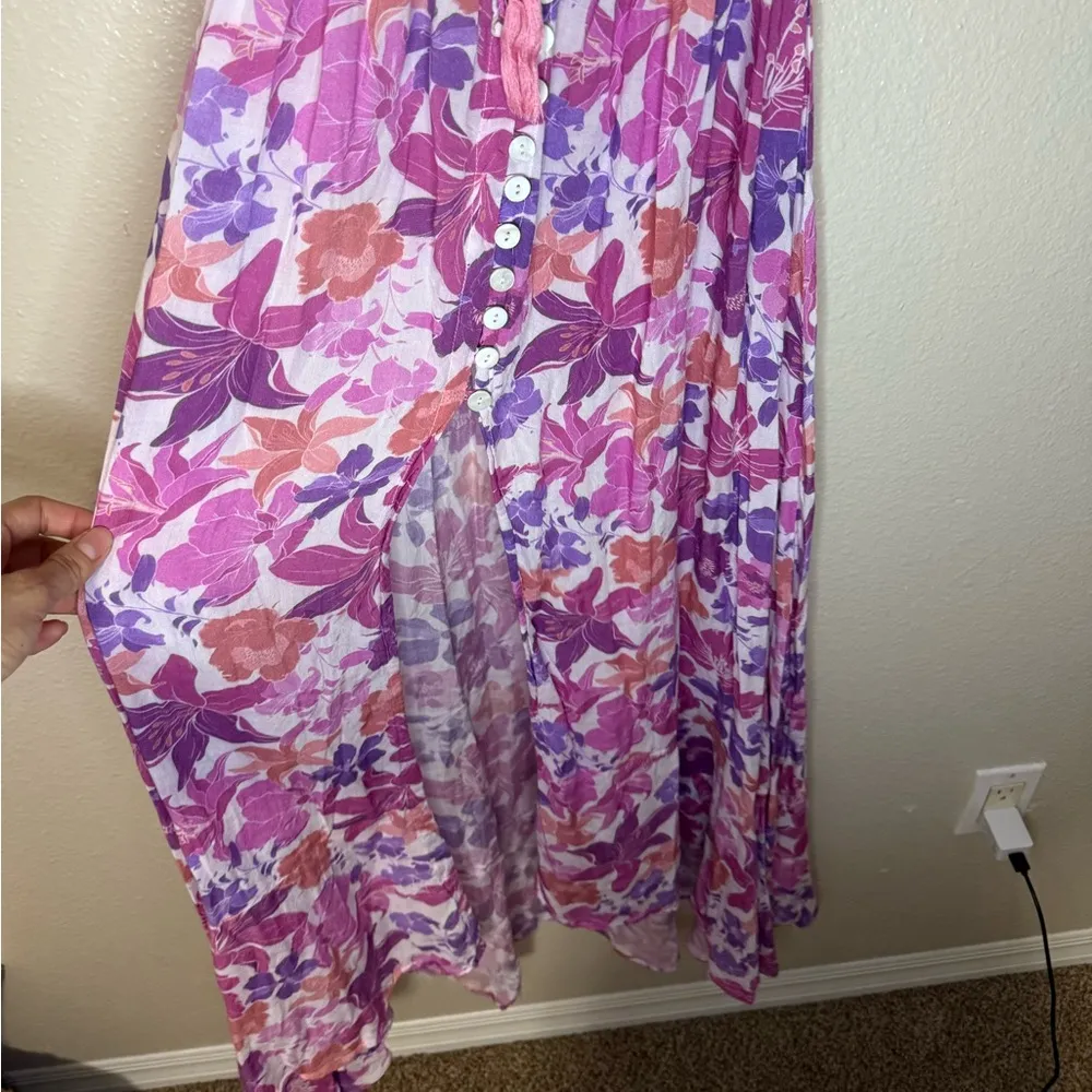 Tiare Hawaii Ryden Maxi Dress in Tropics Fuchsia - Image 3