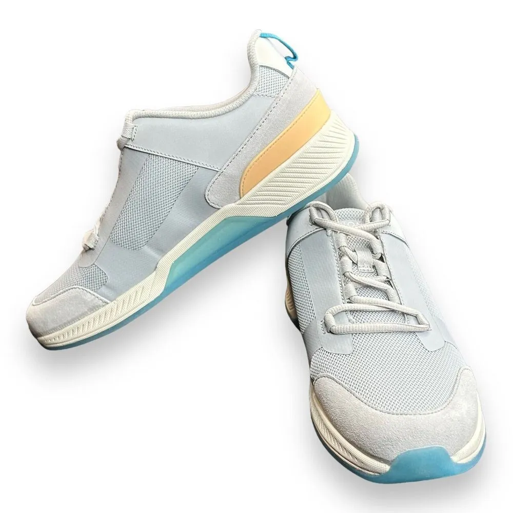 Vionic Fearless Size 10 Gray Leather Orthotic Insert Low Top Comfort Sneaker - Image 5