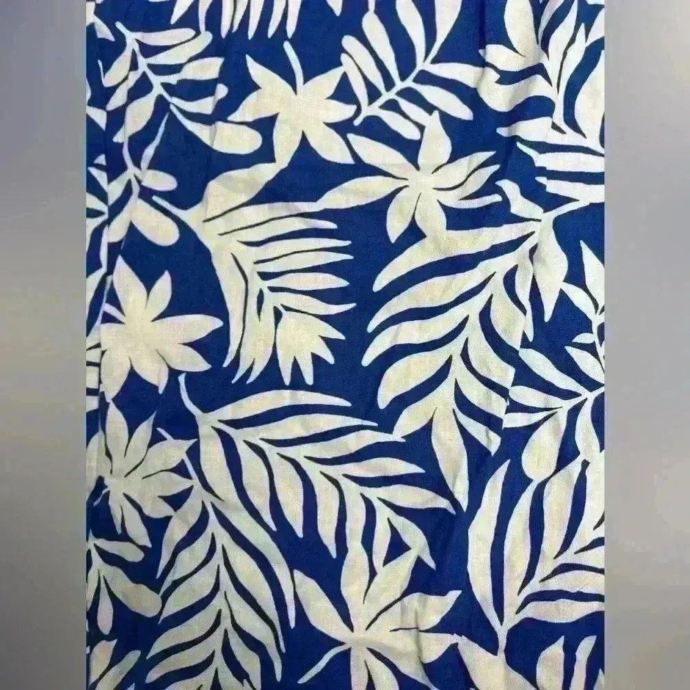 Kate Spade $298 Linen Cotton Pants Floral Jumpsuit Tropical Hawaiian Strapless M - Image 6