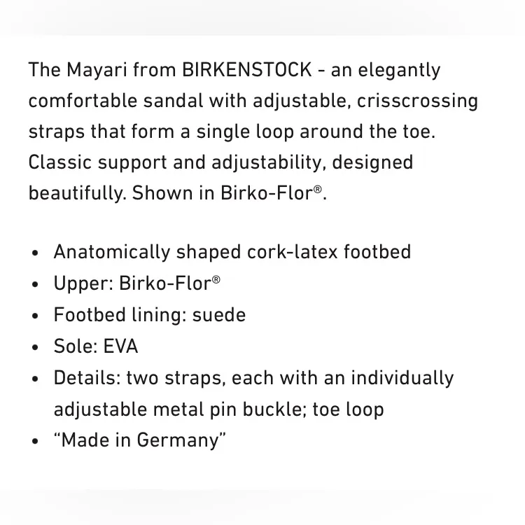 Birkenstock‎ Mayari sandals women’s size 36 5.5/6 trendy casual cork Footbed - Image 11