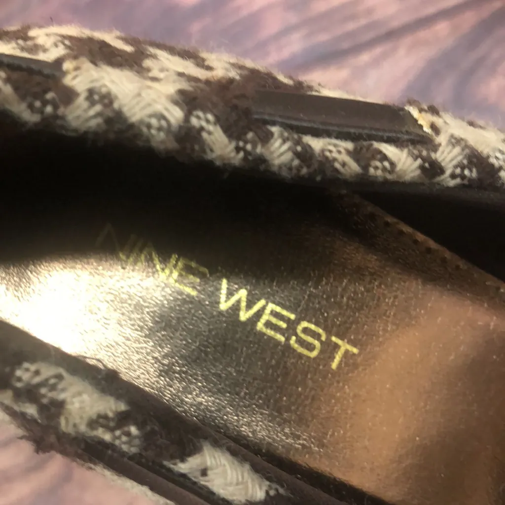 Nine West sz 10 women brown & tan shoes - Image 6