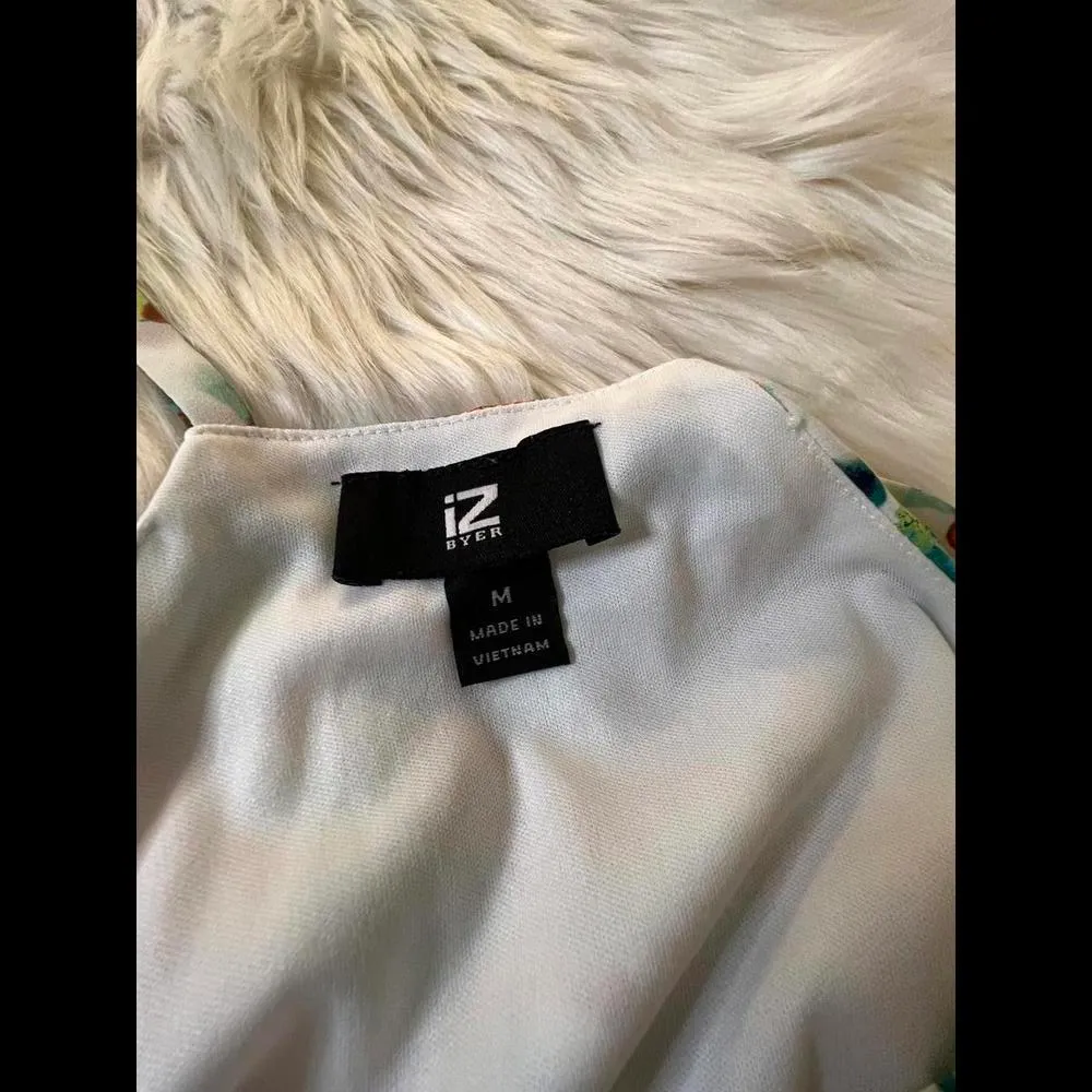 Floral Ruffled Cami by Iz Byer size Medium - Image 3