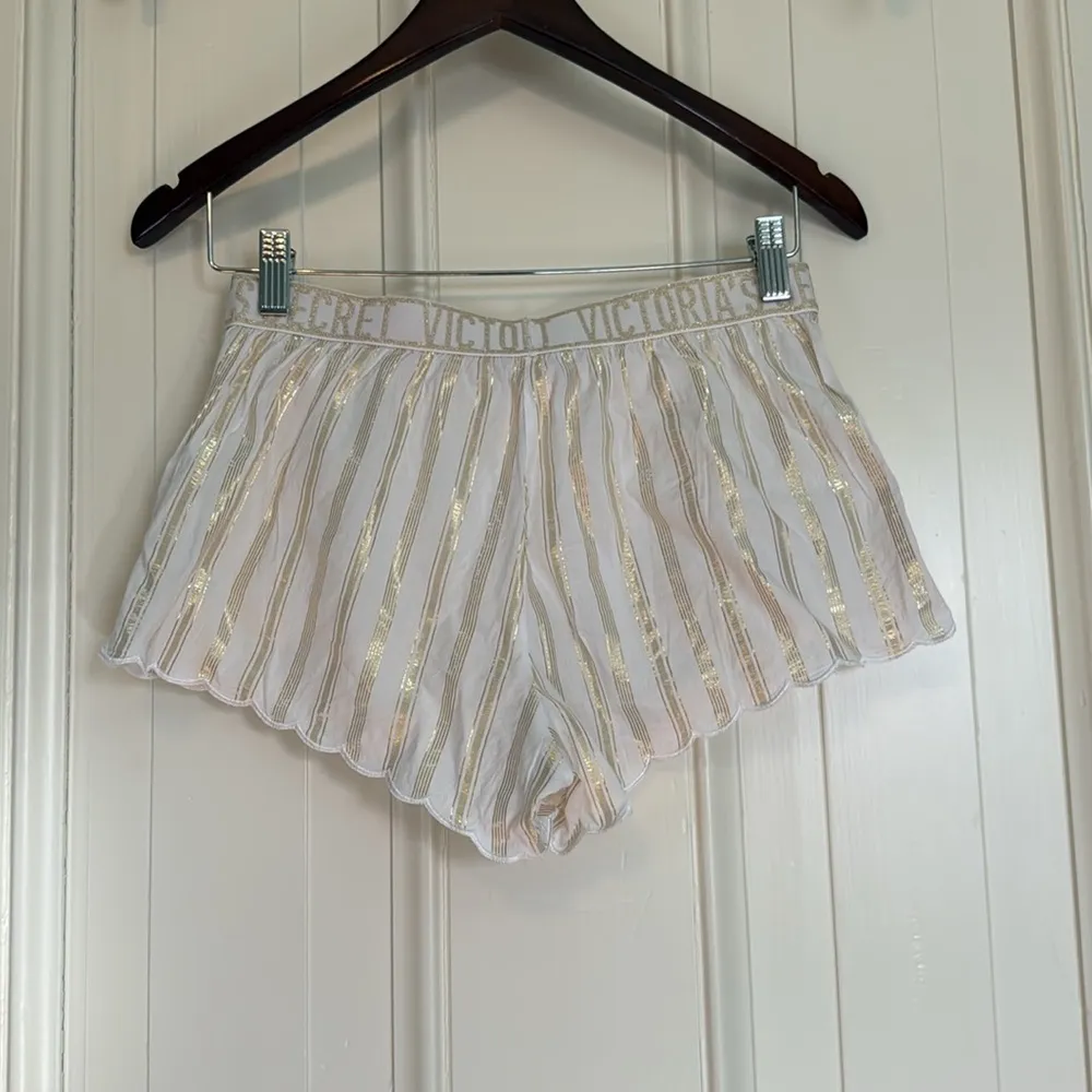 White Sleeveless Camisole with Tie Front and matching pj shorts set - Image 7