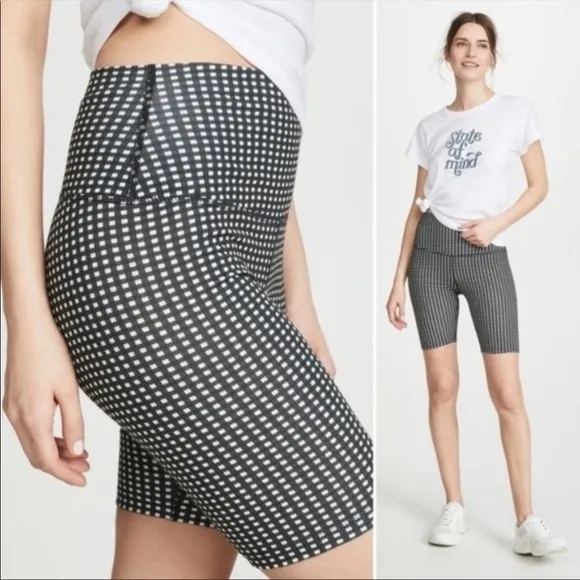 LNA NWT  Checkered Biker Shorts - Image 2