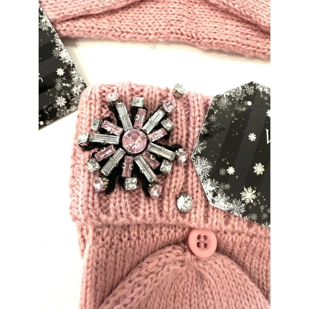 Victoria's Secret Winter Angel Collection Snowflake Sparkle Head Wrap + Gloves - Image 3