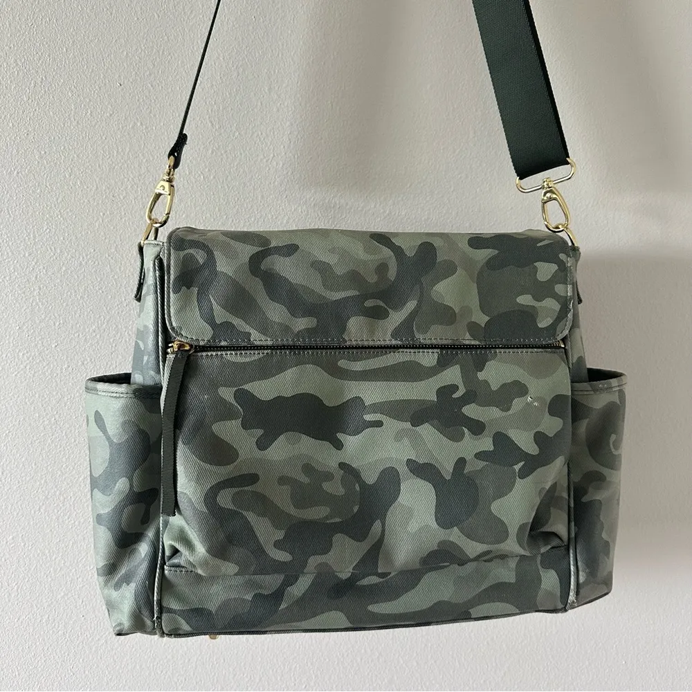 Pottery Barn Kids/Baby Ultimate Diaper Bag Backpack Green Camo - Image 2