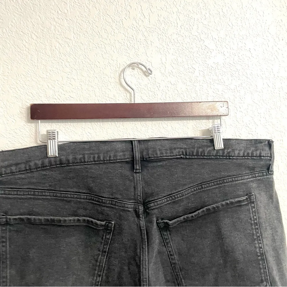 Old Navy Womens Shorts Washed Black Button Fly Sky Hi A Line High Rise Size 24 - Image 4