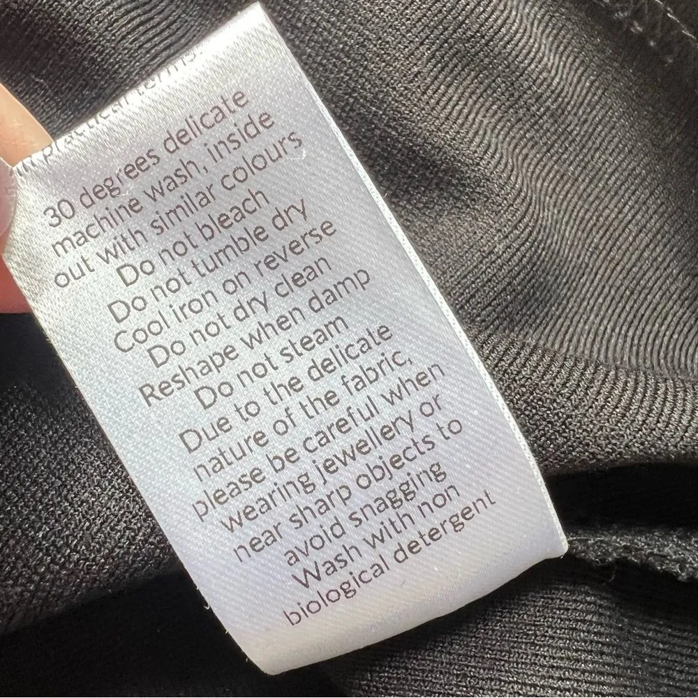 Saint & Sophia Tori Puff Sleeve Black Floral V - Image 14