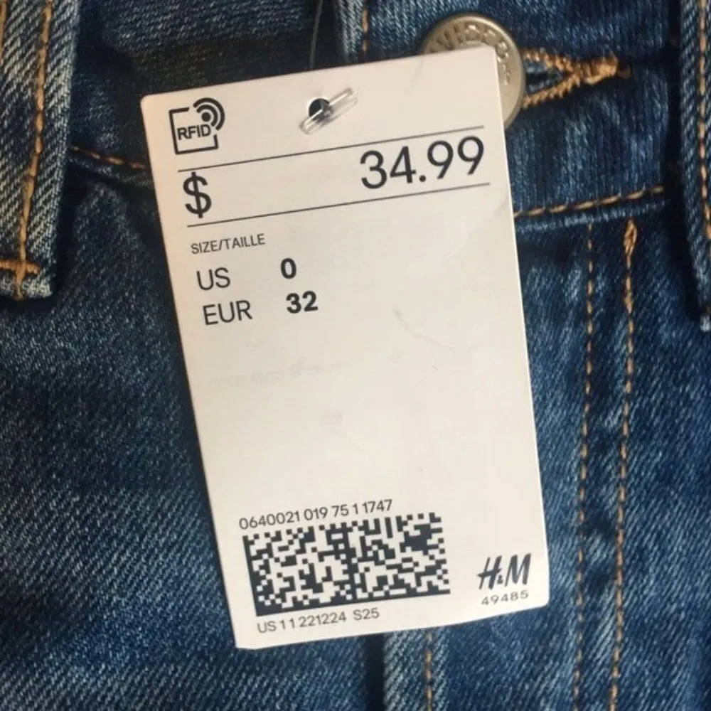 NWT H&M divided size 0 jeans - Image 7