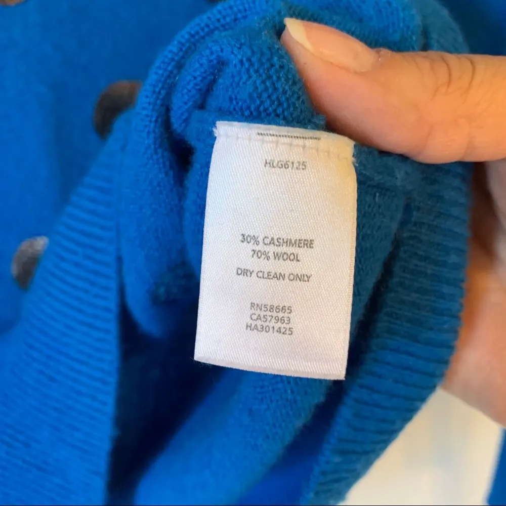 Halogen  Sequins Polka Dot Sweater - Image 6