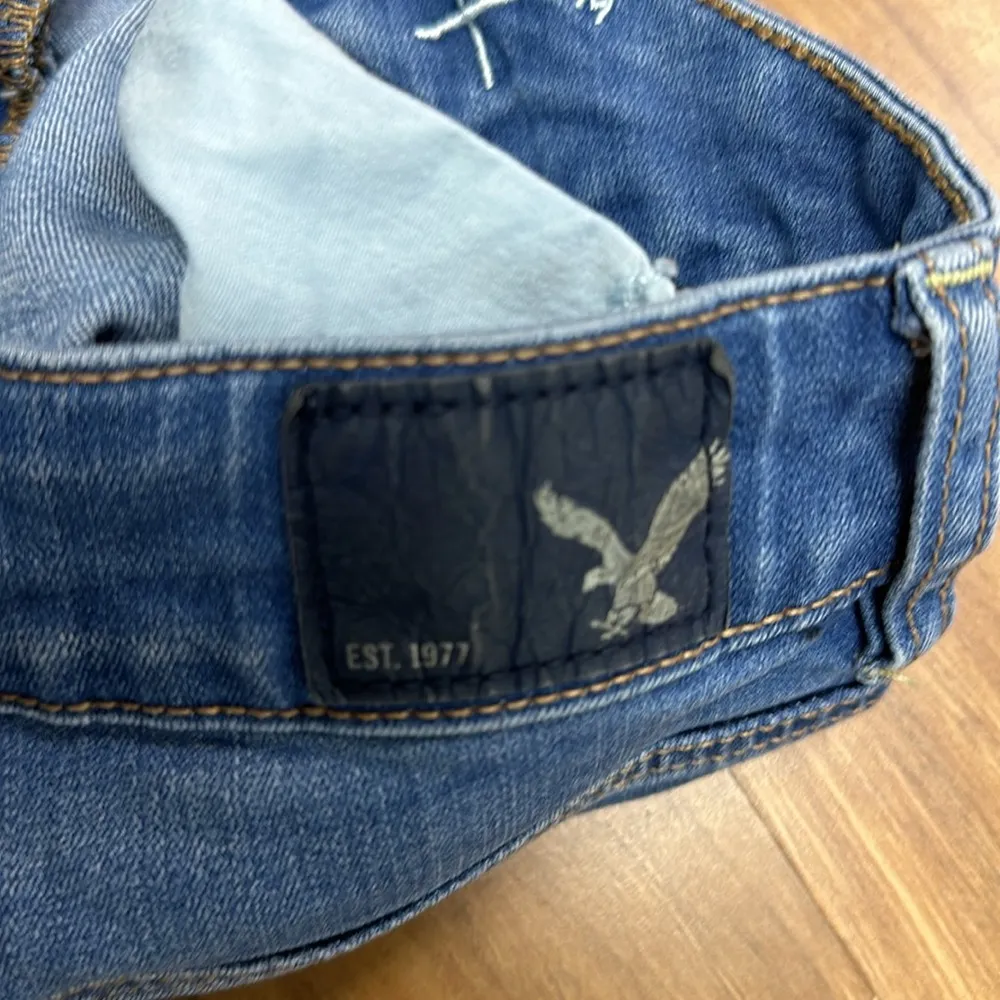 Outfitters Women's Blue Shorts Hight Rise Sz 6 Stretchy - Image 7