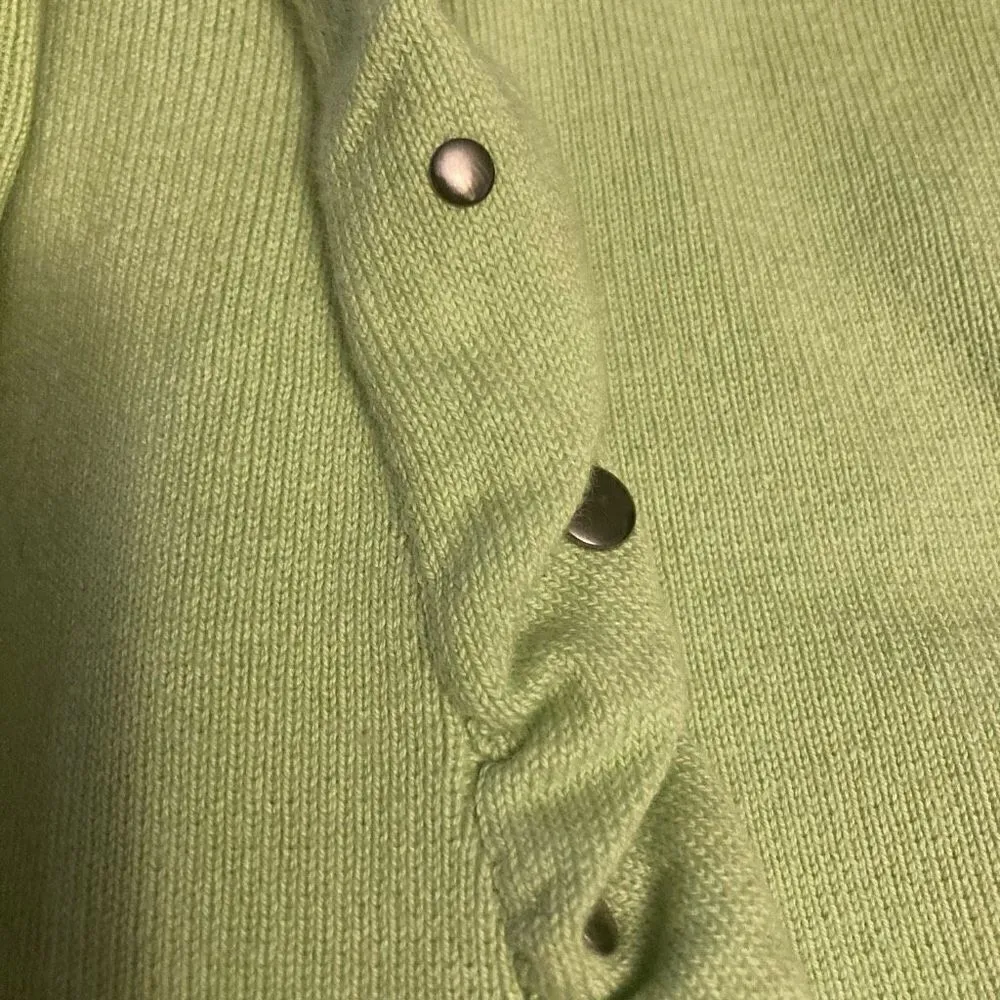 HAMPSHIRE STUDIO Women’s Green Sweater Shrug Cardigan Size XL‎ Green - Image 9