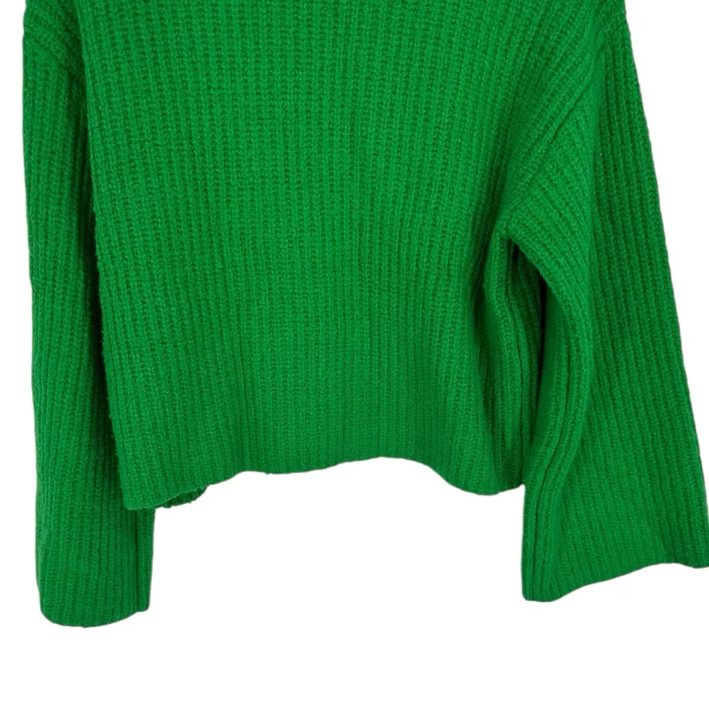 L’academie Sachiye Oversized Crewneck in Green size XS Long Sleeve Cozy Soft - Image 8