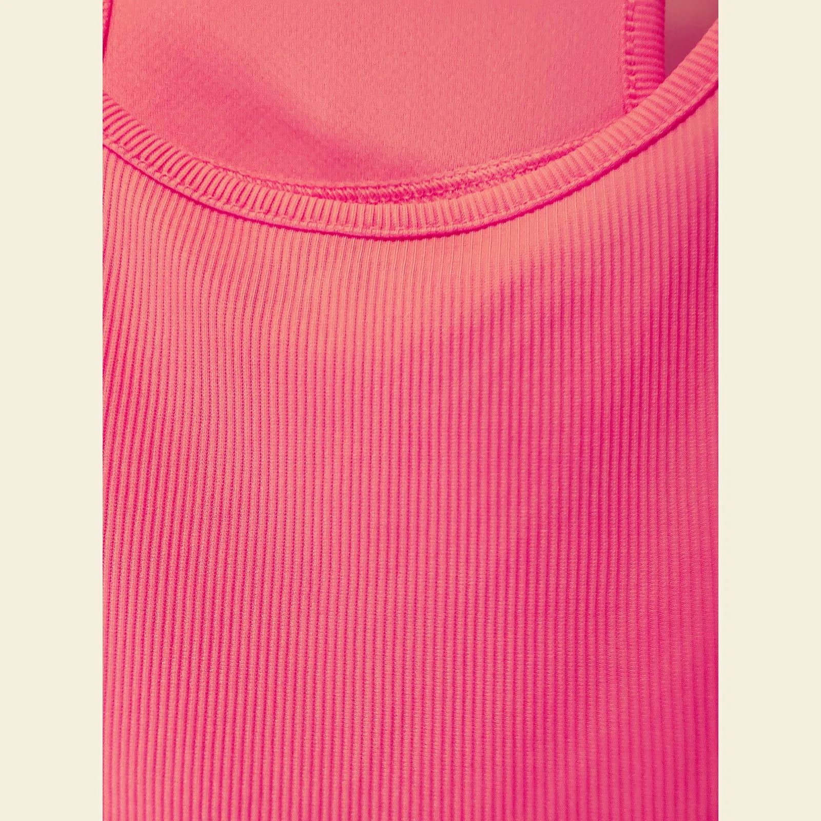 Danskin Hot Pink Razor Back Athletic Tank Size 12/14 - Image 2