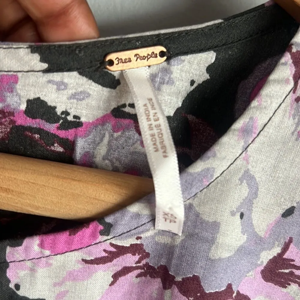 Free People Maye Poplin Tunic In Midnight Combo - Image 9