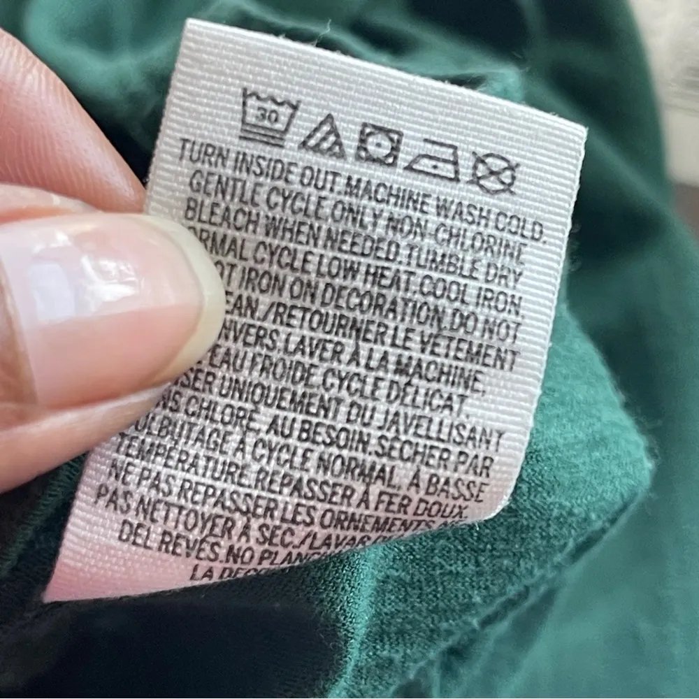 PINK VS | Green MIAMI HURRICANES Long Sleeve Tee Sz XS - Image 7