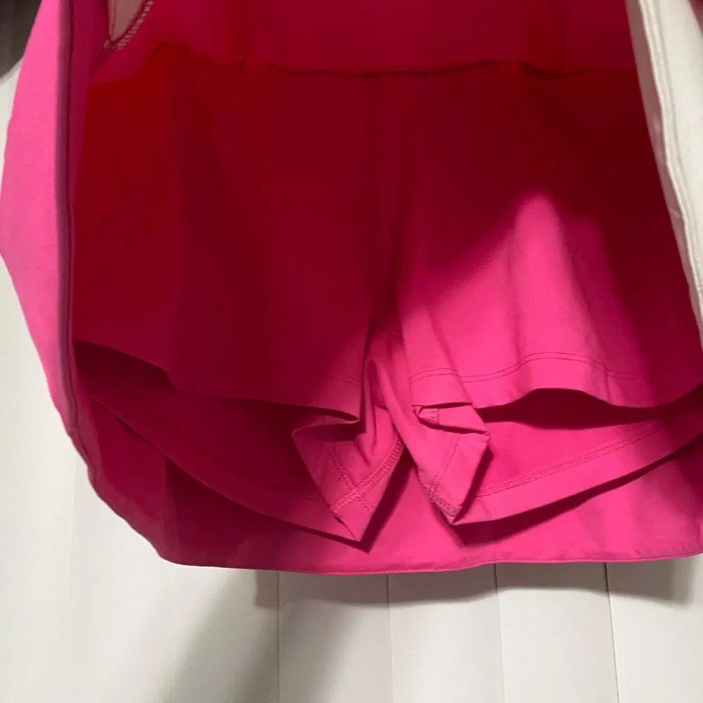 Puma Slazenger pink/white tennis skirt with shorts underneath Size undefined - Image 3