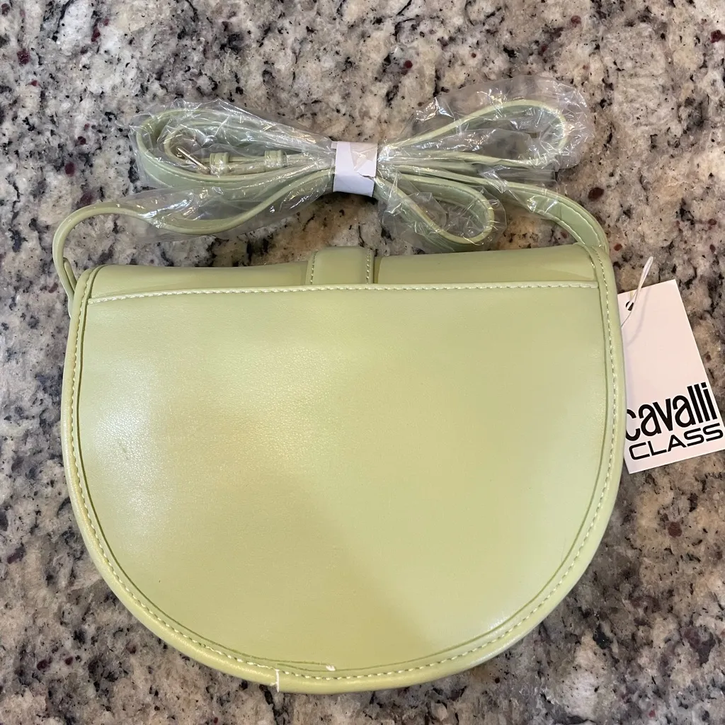 Cavalli Class Pastel Green Crossbody Bag - Image 5