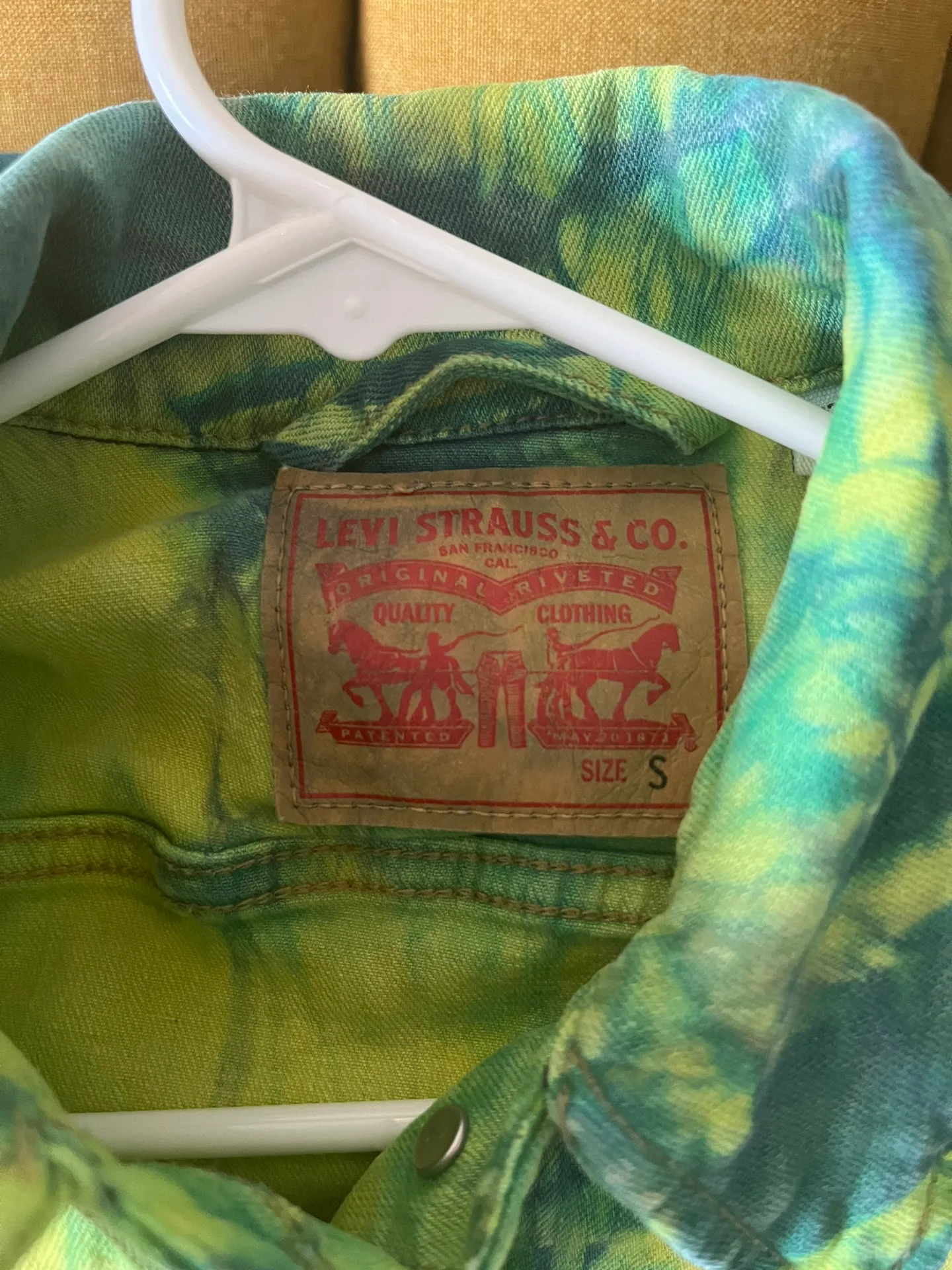 Tie Die Denim Jacket - Image 2