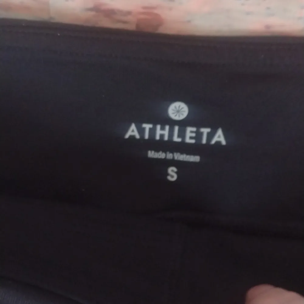 Athleta black bike shorts size small - Image 2