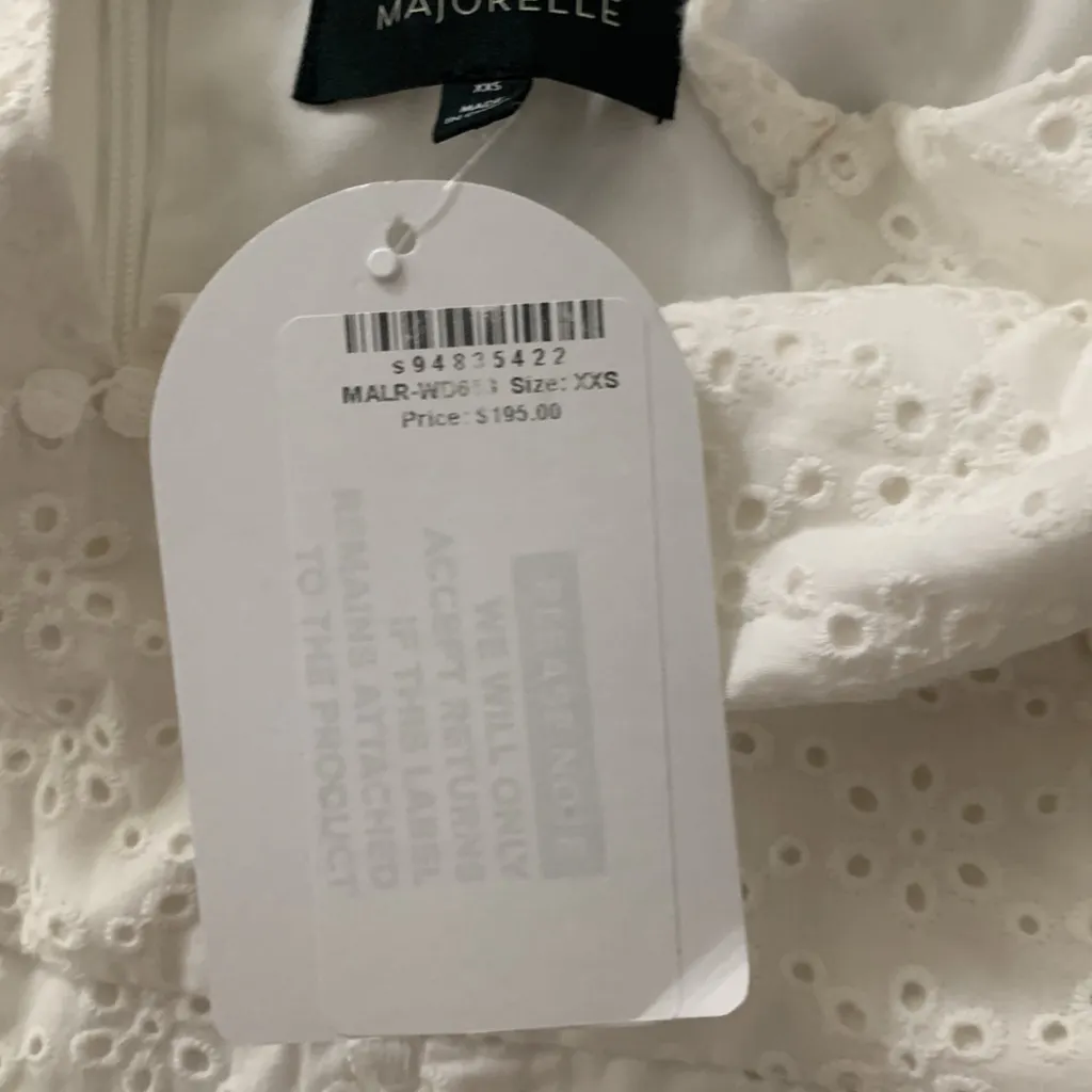 Majorelle white eyelet dress - Image 6