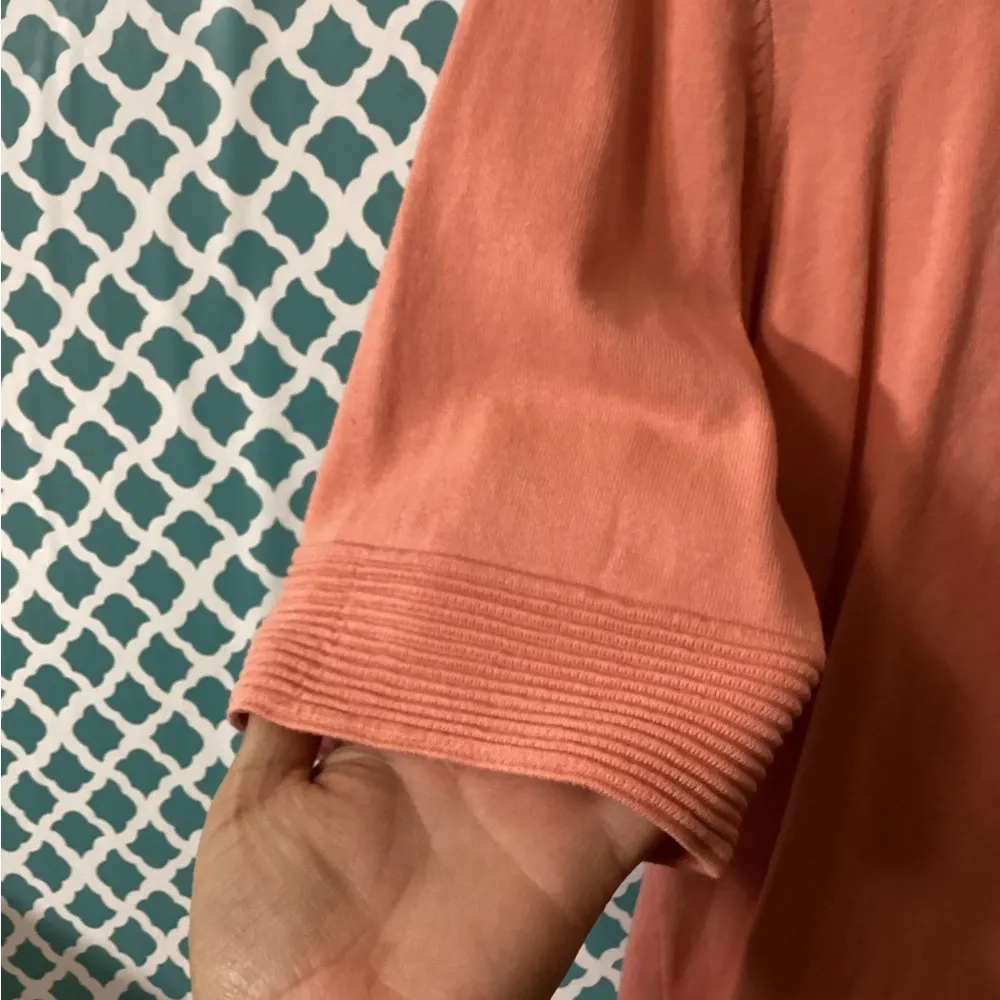 Pendleton women’s Pink Boxy Blouse size large silk blend - Image 3