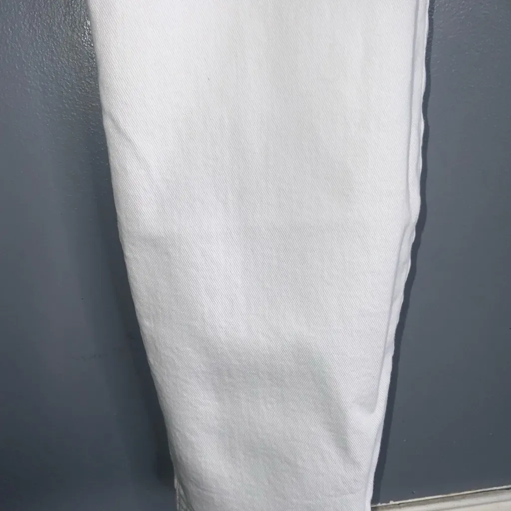 Lucky Brand Women’s White Lolita Cropped Low Rise Denim Jeans Size 10/30 - Image 5