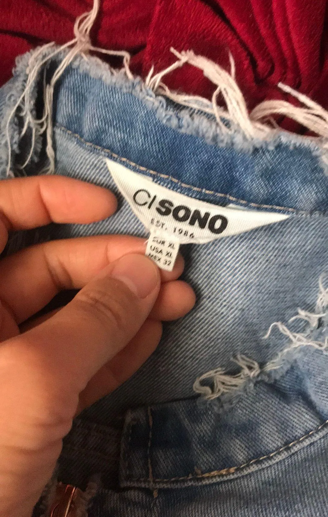 Jean jacket DJK312 media wash size XL - Image 8