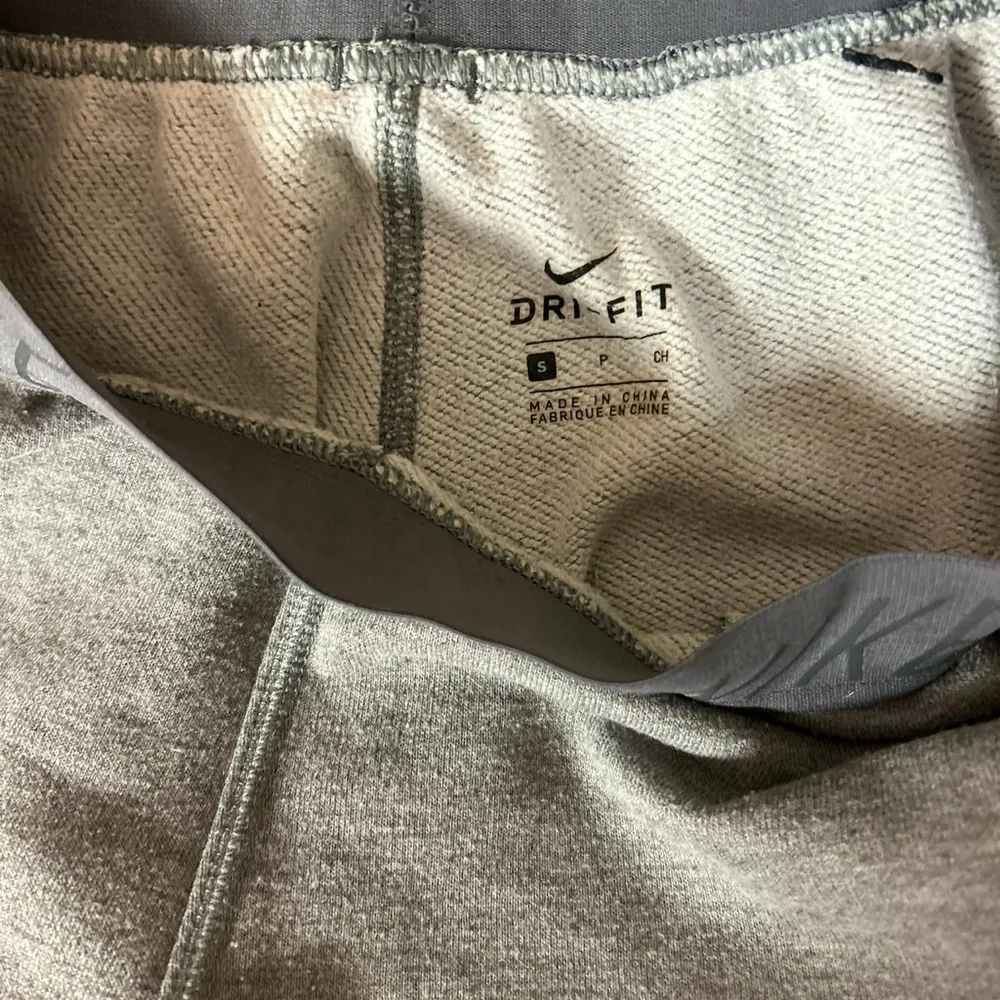 Dri Fit Sportswear Jogger Sweatpants Fleece Gray Waist Band cotton size S - Image 4