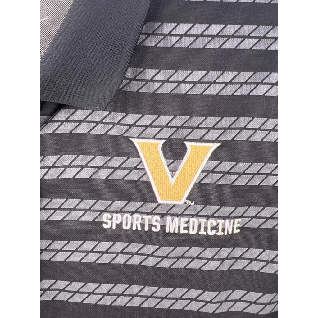 Nike Dri-Fit Women’s Medium Vanderbilt Sports Medicine Polo Coach Shirt Black On - Image 4