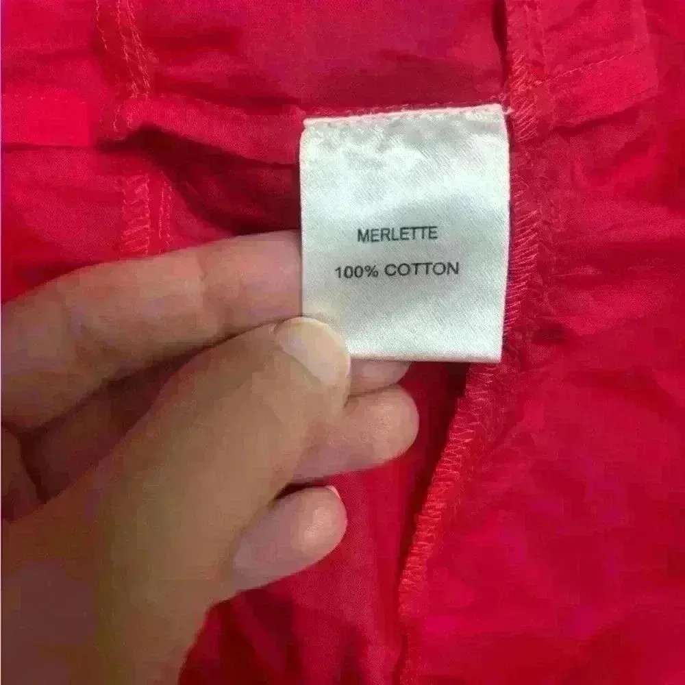 Merlette Serling Mini Dress Berry Size S Red - Image 9