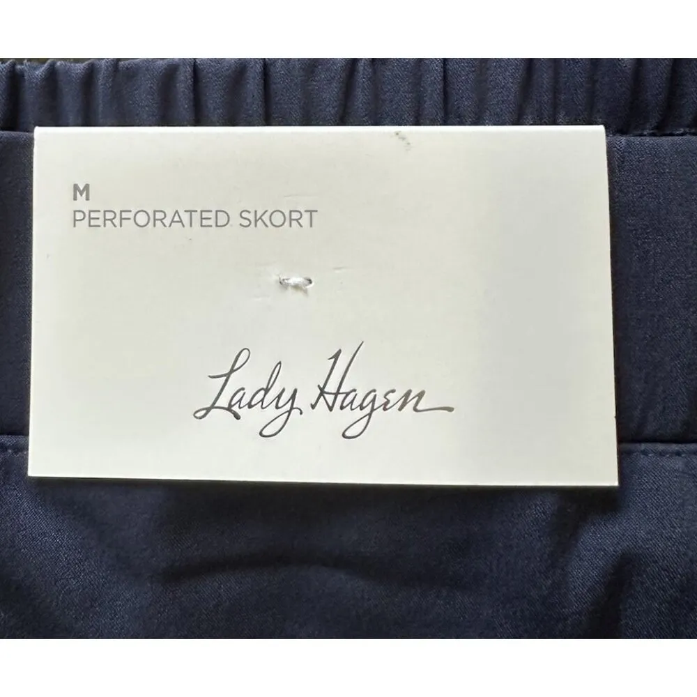 Lady Hagen Skort Built In Shorts Pockets Perforated Wrinkle Resistant  Sz M NWT - Image 3