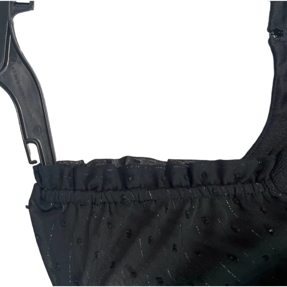 Crystal Doll square neckline fit and flare SHEER LONG SLEEVE dress - Image 7