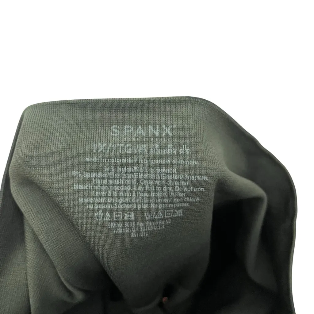 Spanx Womens Look At Me Now Seamless Legging in Green Camo Plus Size 1X - Image 9