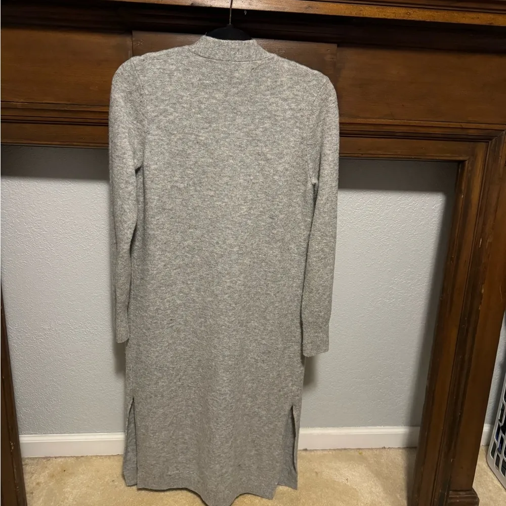 Loft Women's Gray Open Front Sweater - Image 2