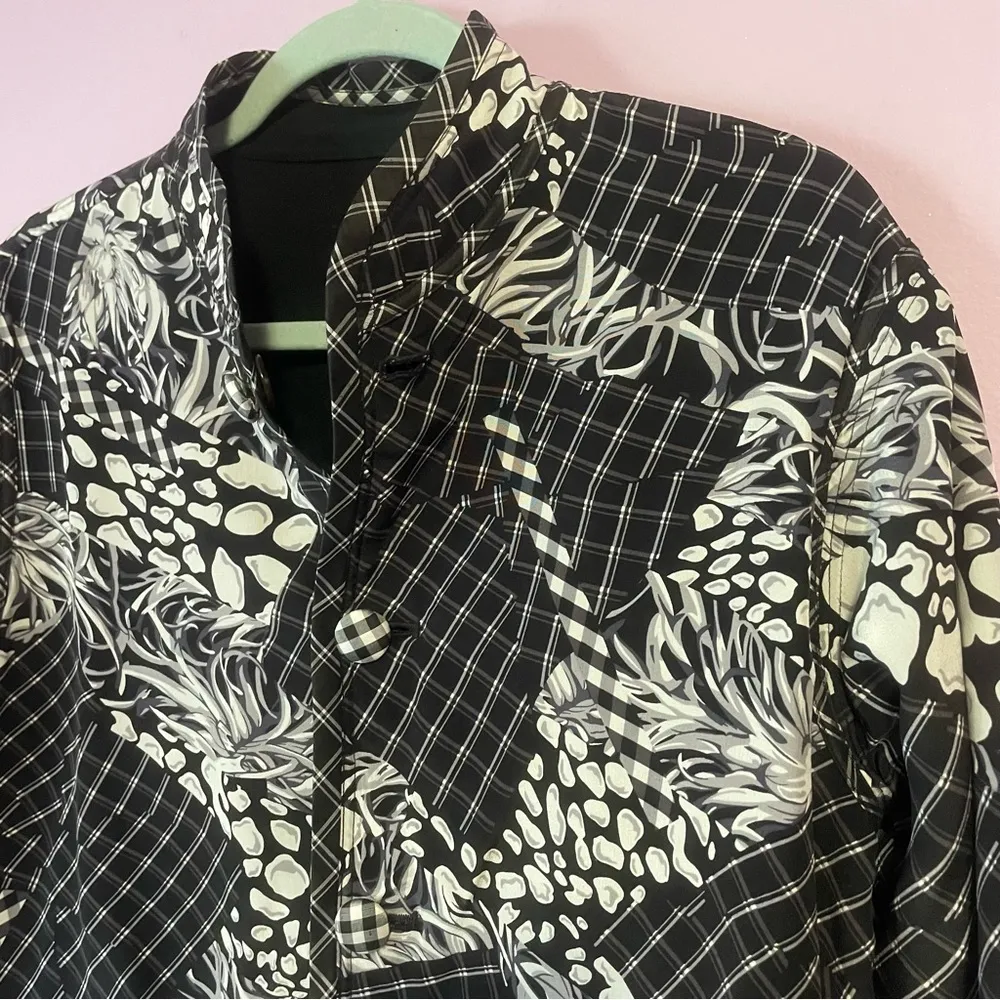 Koos of Course QVC S Reversible Jacket Linen Silk Black - Image 10