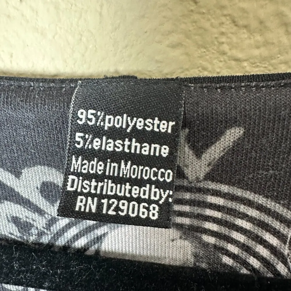 Desigual Rainbow Style 27V2781 Threesome 69 Dress Black and White Size Medium - Image 5