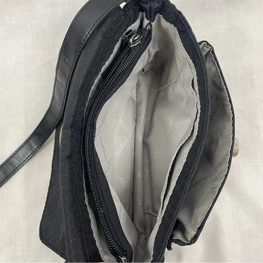 Baggallini Women's Flap Closure Nylon Adjustable Strap Crossbody Bag Black - Image 8