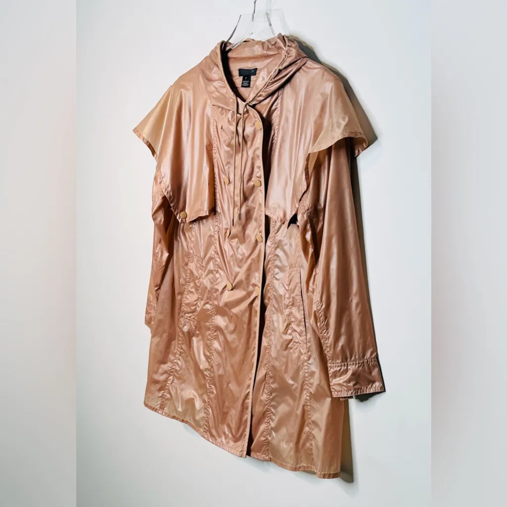 J. Crew Collection Women's Tan Camel Wispy Wind Rain Coat Jacket Size 2 - Image 5