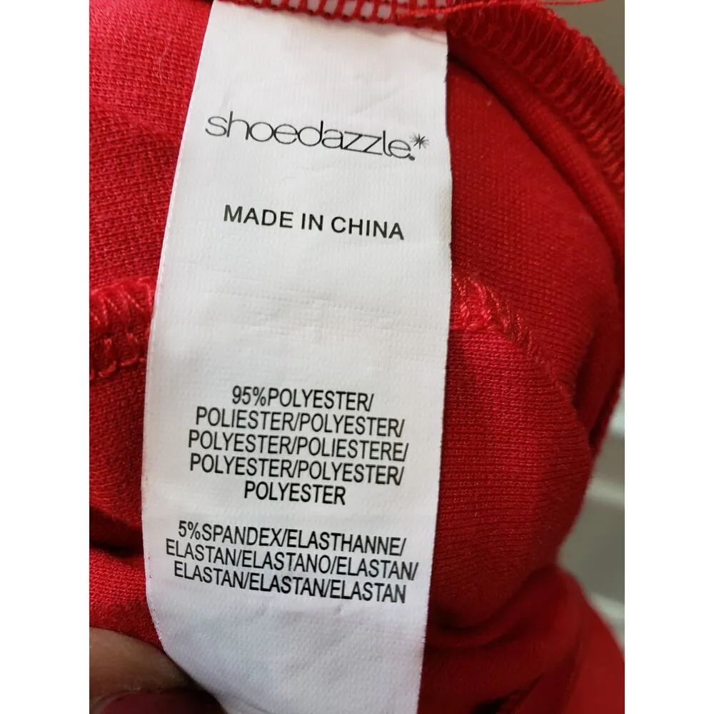 ShoeDazzle Knee Length Dress Women's Size S Pink Solid Long Sleeve Round Neck - Image 6