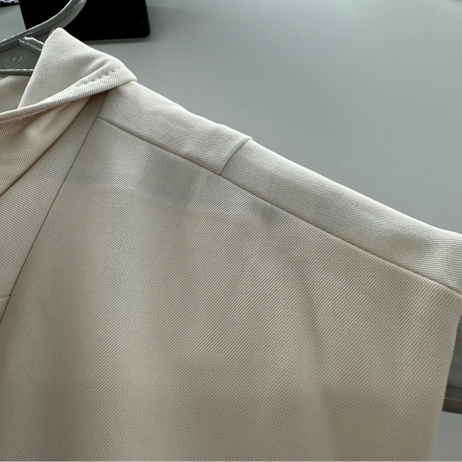 RTR Marina Moscone Collective Cream‎ Long Wrap Vest Coat Sz M Size M - Image 11