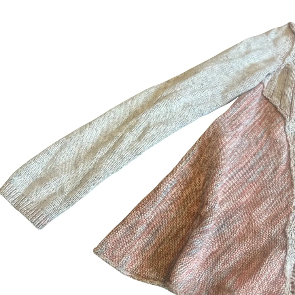 Moth Anthropologie Anita Swing Top Sweater Loose Weave Flowy Boho Size Small Pink - Image 4