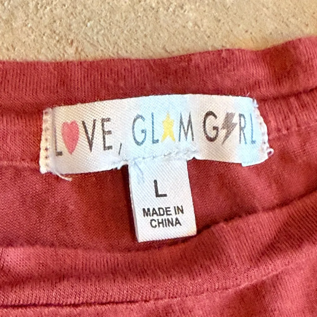 Sunshine Red Women's Graphic Tee Size L - Image 8