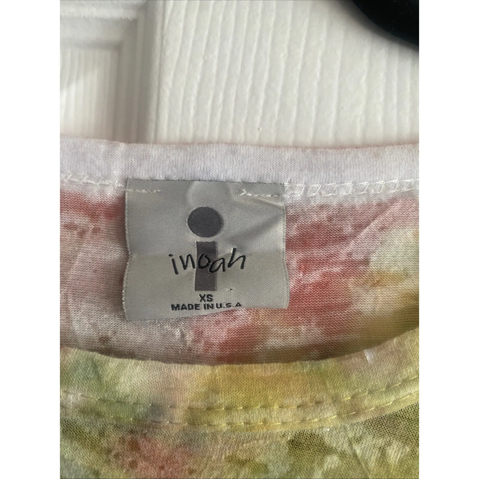 Inoah Womens XS Cat Top 3/4 Sleeve Butterfly Artsy - Image 5