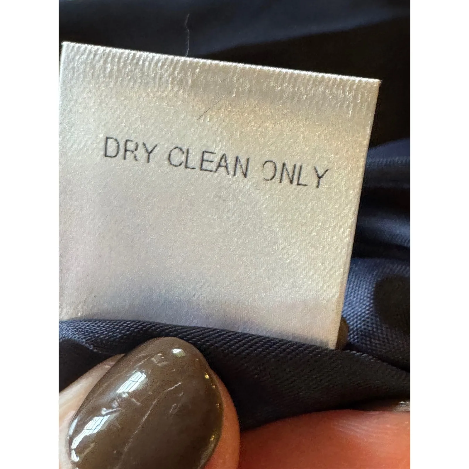 Melly M Dress Women Small Navy Blue Ivory Polka Dot Silk Puff Sleeve Mini Luxury - Image 13