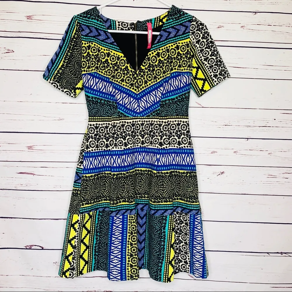 Anthropologie Plenty By Tracy Reese New Moon Dress Size Small Blue Green Boho - Image 12