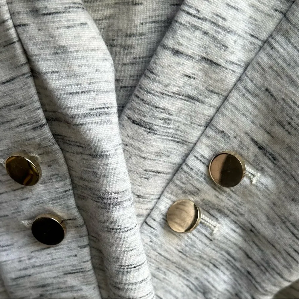 Per Una Blazer Women's Jacket Stretch Italian Fabric Grey Mix Size UK 10 Ladies Gray - Image 5