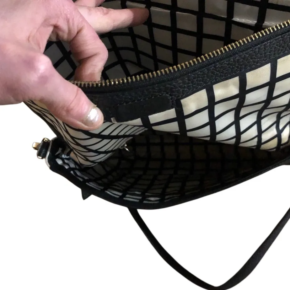 Kate Spade New York Carson Black and Blue Crossbody Bag - Image 4