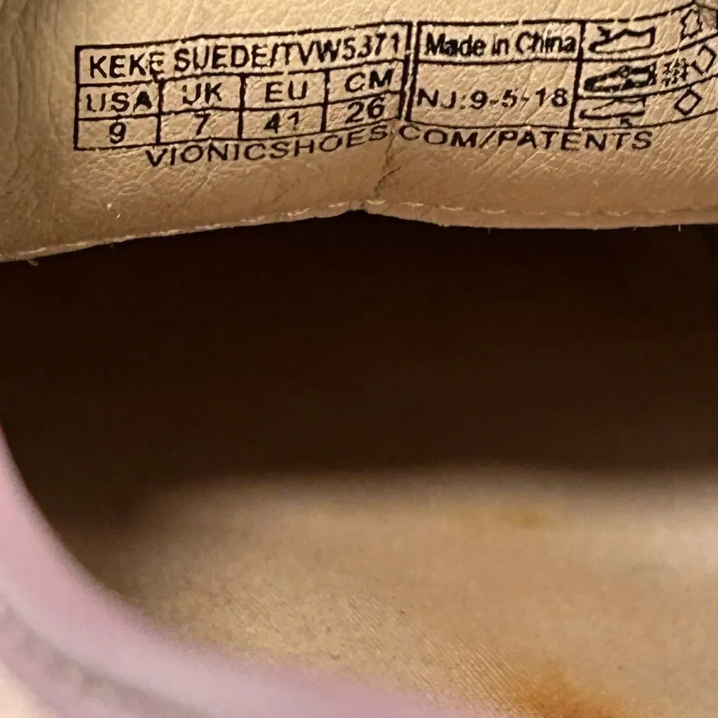 Vionic Keke Suede Sneakers Purple Size 9 - Image 9